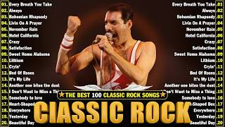 ACDC, Aerosmith, Nirvana, Queen, Bon Jovi, Scorpions, GNR 🔥 Best Classic Rock Of 70 80s 90s