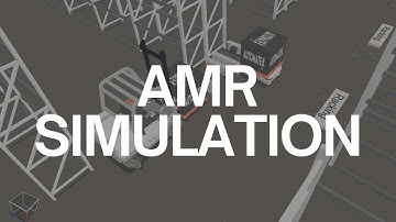 Autonomous Mobile Robot AMR simulation