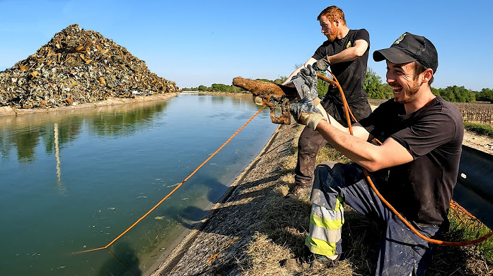 Magnet fishing all day long: The truck is overflowing with discoveries!