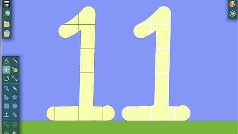 Getalleneliminatie 1 tot 100｜Algodoo Physics Animation