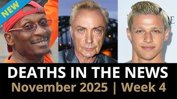 Who Died This Week | November 2025 #4 Celebrity Deaths & More