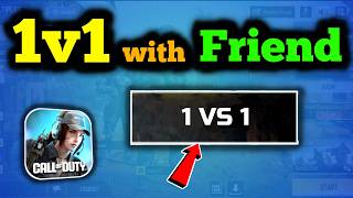 ✅️How To Play 1V1 with Friends in 2024 COD Mobile