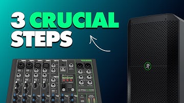 Do This Before Setting Up a Live Sound System