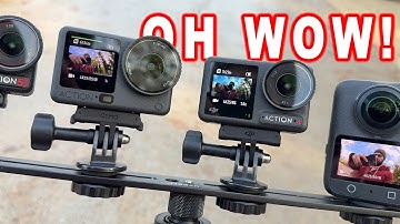 DJI-fans zullen dit niet leuk vinden... Osmo Action 6 vs 5 Pro vs 4 vs 360!