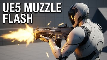 UE5 Weapon System Part 4 – Spawning Niagara Muzzle Flash on Fire