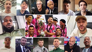 Famous Reaction on Messi & Inter Miami Wins MLS Cup Title | Inter Miami vs Vancouver 3-1 Reaction