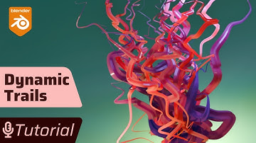 Perfect Curves from Simulation Trails | Blender Geometry Nodes Tutorial