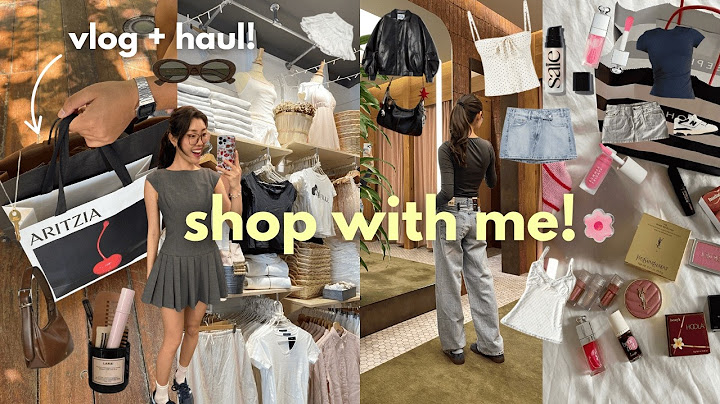 SHOPPING VLOG: come to the mall with me! ˚ ༘⋆🛍️🧸｡˚ (summer clothing haul, vacation, fit inspo)