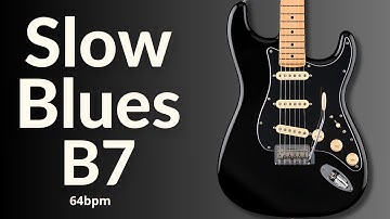 Midnight Love Blues Guitar Backing Track in B Major l BT 571