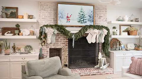 A Cozy Cottage CHRISTMAS HOME TOUR with Shannon of My Little White Barn | POCOCO Galaxy Projector