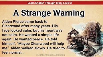 Learn English Through Story Level 2 | Graded Reader Level 2 | English Story |The Night Voices