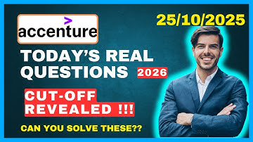 Alle secties behandeld 😲 | Accenture-coderingsvragen | Accenture-beoordelingstest 2026