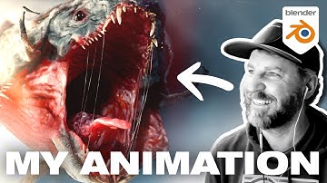 How I animated this AMAZING Monster - Blender Workflow