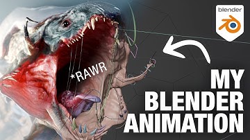 How I animated this AMAZING Monster - Blender Workflow