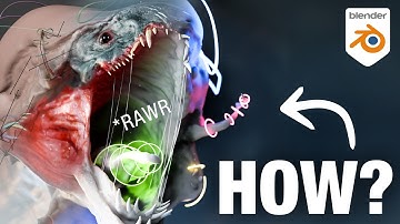 How I animated a Monster - A Blender Breakdown