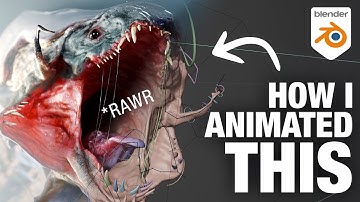 How I animated a Monster - A Blender Breakdown