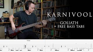 Karnivool - Goliath - Bass Cover   free tab download