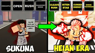 HEIAN ERA SUKUNA Full Custom Moveset Showcase/Update (JJS) | jujutsu shenanigans