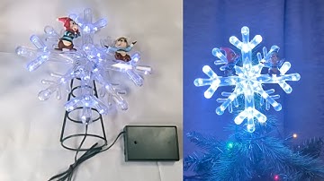 Kersttwinkellichtjes - Kerstboomster bestuurd met een Raspberry Pi Pico