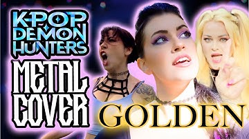 Thumbnail of GOLDEN - K-POP Demon Hunters Goes METAL (ft. Marina La Torraca & Ashleigh Semkiw) HUNTRIX COVER