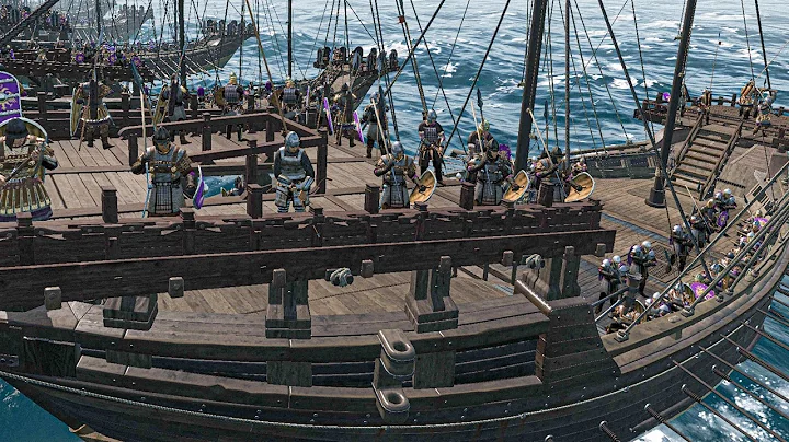 Insane EMPIRE vs BATTANIANS Naval Battle - Mount and Blade 2 BANNERLORD War Sails DLC