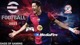 eFootball PES 2025 PPSSPP OFFLINE NEW TRANSFERS CAMERA PS5