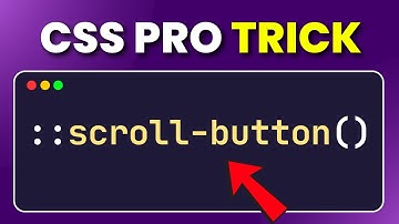 CSS ONLY Carousel in 6 Minutes! | Master ::scroll-button()