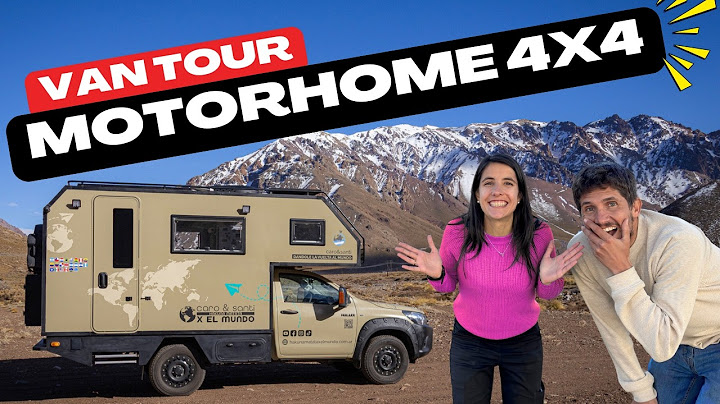 MOTORHOME 4x4 PERFECT for traveling around the WORLD 🤩 [Toyota Hilux 4x4 Tour Van]