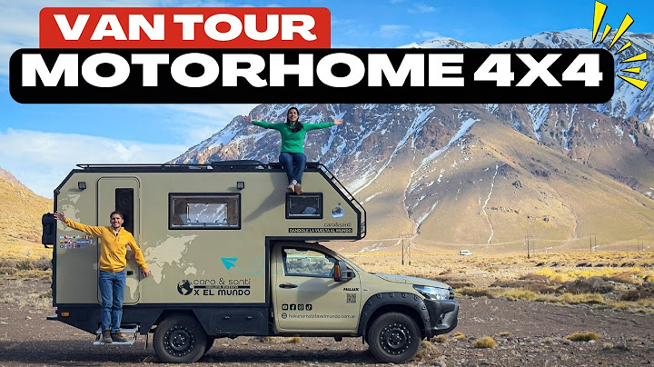 MOTORHOME 4x4 PERFECTO para darle la vuelta al MUNDO  🤩  [Van Tour Toyota Hilux 4x4]
