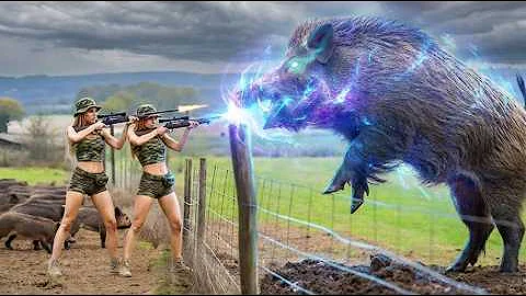 SHOCKING! Insane Moments Hunter Takes Down Wild Boar with Perfect Shots | Hulk Epic Battle