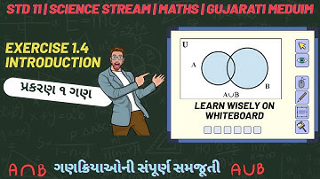 ગણક્રિયાઓ એટલે શું, તેના પ્રકારો અને તેના ઉપયોગો | EXE 1.4 | CH 1 | ગણ | STD 11