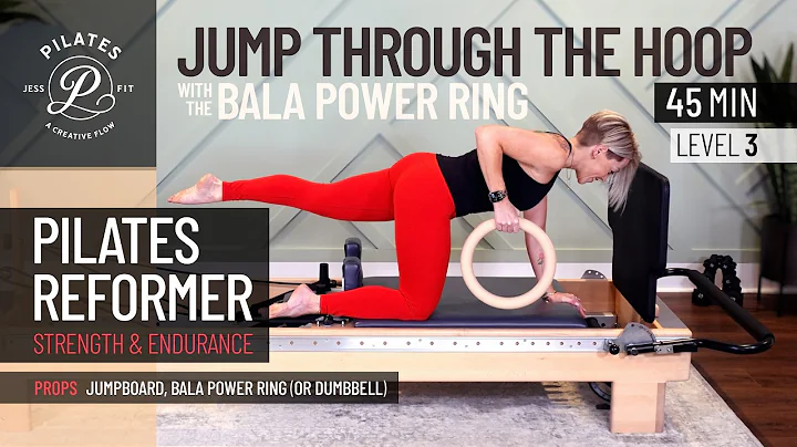 45-Min Jumpboard Pilates Reformer | Jump Through the Hoop with the Bala Power Ring or Dumb Bell