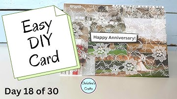 Easy Mixed Media Card Anyone Can Try!