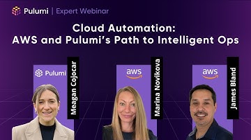 Cloud Automation: AWS and Pulumi’s Path to Intelligent Ops | Webinar