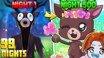 I RUINED 99 Nights in the Forest by making it CUTE... (Roblox)