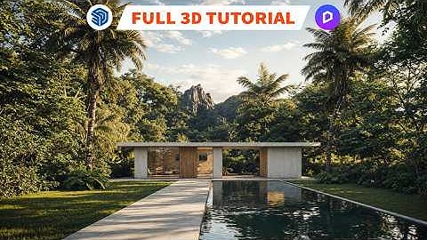 Create Realistic Mountain & Forest Scene in SketchUp + D5 Render | Full 3D Tutorial
