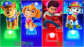 PAW Patrol - Chase 🆚 Ryder 🆚 Skye 🆚 Marshall 🎶 Tiles Hop EDM Rush