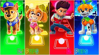 PAW Patrol - Chase 🆚 Ryder 🆚 Skye 🆚 Marshall 🎶 Tiles Hop EDM Rush