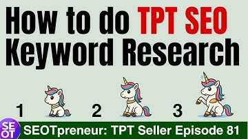 Find Hidden TPT Keywords Fast With These Tricks! E81 TPT Seller Tips and Tricks
