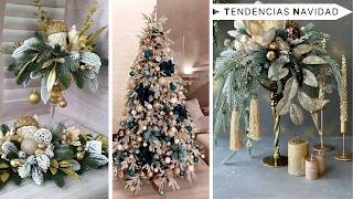 TENDENCIAS NAVIDEÑAS COLOR VERDE Y DORADO CHRISTMAS TRENDS 2024 DECORAR CASA CHRISTMAS HOME DECOR