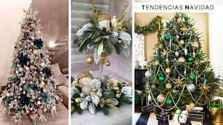 TENDENCIAS NAVIDEÑAS COLOR VERDE Y DORADO CHRISTMAS TRENDS 2024 DECORAR CASA CHRISTMAS HOME DECOR