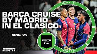 EL CLASICO REACTION 👀 'Nobody would've thought Barcelona would win 4-0!' - Klinsmann | ESPN FC