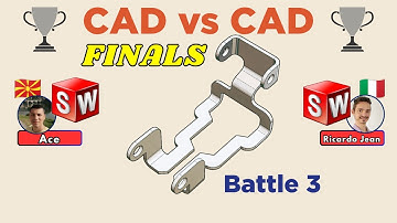 CAD vs CAD Tournament - World Championship FINALS - Battle 3 - Sheet Metal!