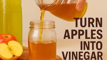 Turn Apples into Vinegar | Easy Homemade Fermentation Recipe from Scratch