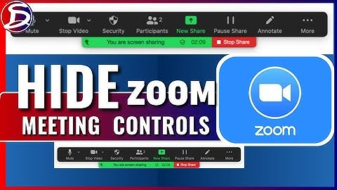 New: How to Hide Zoom Meeting Controls While Sharing Screen, Hide Zoom Floating Meeting Tools