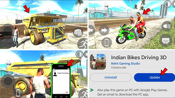Dump Truck Cheat code in indian bike driving 3d 🔥| indian bike driving 3d new update🤑 || Igs gamer
