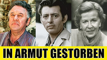 14 Schauspieler aus der DDR starben in Armut und wurden vergessen