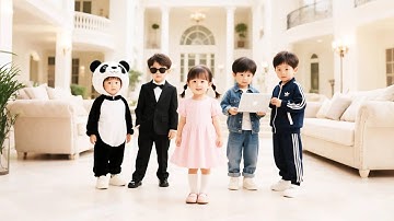 灰姑娘一胎五寶破了絕嗣總裁十代單傳，9年後五寶拿著親子鑒定報告上門，總裁全家出來迎接！#短劇 #短劇全集 #萌寶 #甜寵