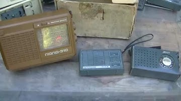 Repairing 3 Transistor Radios Russian Chechen Гиала 310 Zenith Royal 810  Realistic Patrolman
