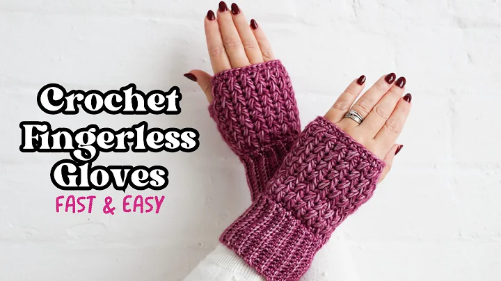 Crochet Wrist Warmers in 3 sizes | Simple Beginner Pattern